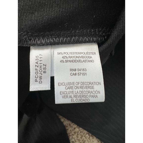 Women's Dress Pants, DKNY, XXL, Black Pinstripe, Stretch, NWT, Pull On - Picture 4 of 11